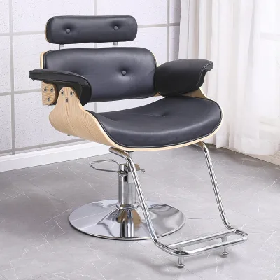 Manufacturer Wholesale High-End Hairdressing Chairs for Salons Internet Celebrity Barber Chairs with Lifting & Rotating Features