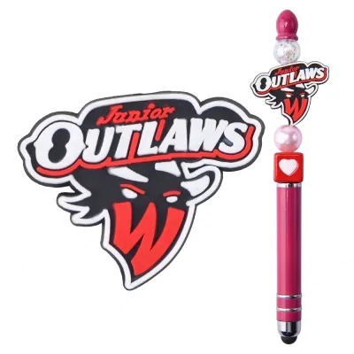 2025 New Custom Design Football Team Logo Focal Beads with Sports Theme for Pen Making Wholesale Pen Charms for Holiday Gifts