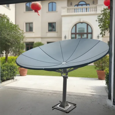 Anti-Theft Aluminum Dish Antenna with Locking Mechanism