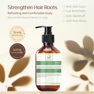 Shampoo Formula Development & Manufacturing Wholesale Control Hair Fall and Promote Hair Growth Shampoo
