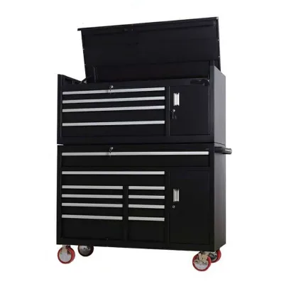 9 Drawers Auto Repair Tools Cabinet Work Shop Wheel Rolling Tool Chest