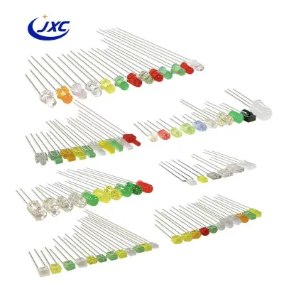 Custom 3v 6v 12v Pre Wired White Green Bicolor 365nm 395nm Mini Dip Led Diodes