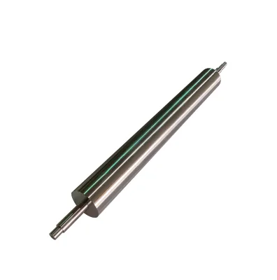 Customized CNC Machining Parts Service Stainless Steel Idler Conveyor Long Shaft Roller Drilling Type Roller Shaft