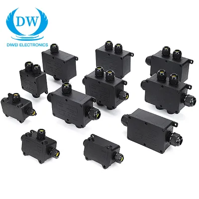 IP67 Waterproof ABS Electronic Enclosure Flame Retardant Outdoor Power Junction Box