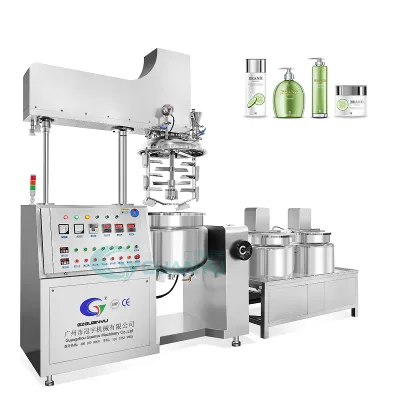 Tomato Ketchup Produce High Viscosity Product Heating System Cosmetic Cream Mixer Homogenizer Emulsifier
