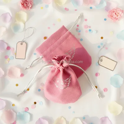 Factory Wholesale Yichen Custom Velvet Dust Bag Small Environmental Protection Jewelry Bag with Drawstring