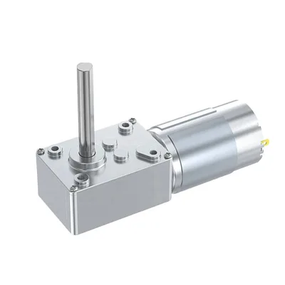 High Torque 15-500RPM 90 Degree Gearbox 58*40mm Turbo Worm Gearbox+DC Motor 555 for 3D Printing Pen and Lawn Mower