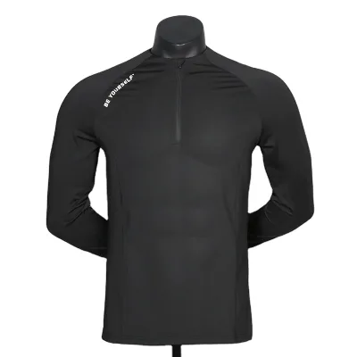 Ready to Ship Windproof Equestrian Competition Pullover Smooth Vintage Riding Horse Sports Base Layer Elastic Breathable Shirt