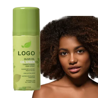 Natural Olive Oil Sheen Conditioning Hair Spray for Damaged Hair