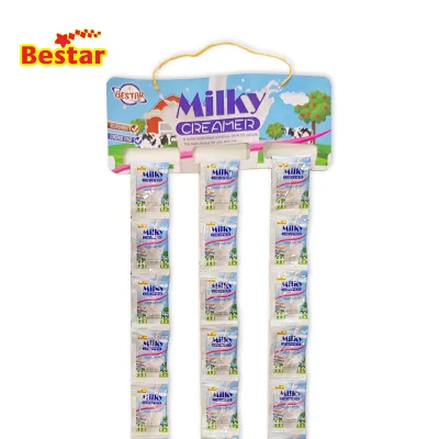 Bestar Brand 6g Raw Non-Dairy Creamer Sachet in Box for Coffee Tea Milk Powder Adults & Bubble Tea