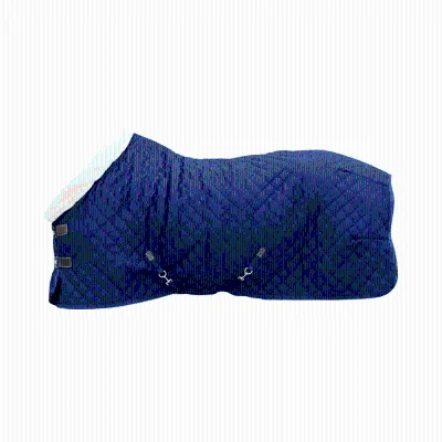 Navy Blue Fleece Horse Rug - Moisture-Wicking Indoor Winter Blanket for Ultimate Warmth and Comfort