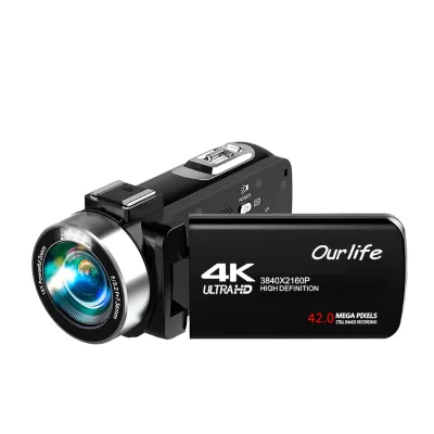 Video Cameras 4K Professional Digital Recording Function Camera for Photography and Videography