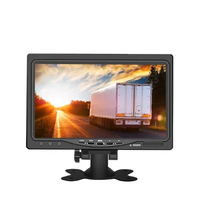 ZYX 7 Inch Monitor VGA AV Car Screen for Semi-trail Truck the 5th Wheel Trailer Bus Camper