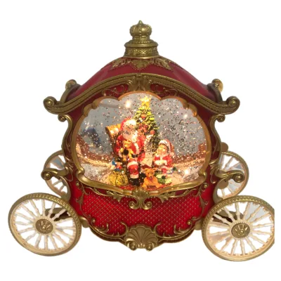 Customized Luxury Christmas Car Led Lanterns Wholesale Exquisite Water Snow Globe Lantern Decorative for Kids Gifts Ornaments