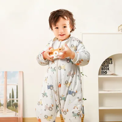 Wholesale Custom Printed Baby Sleep Bags Warm Comfortable Long Sleeve Child Sleeping Bag