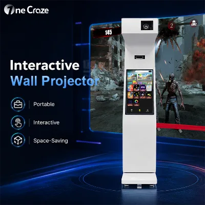 Interactive Wall Game System Multi Player Projection Games Family Entertainment Center Interactive Playground Equipment