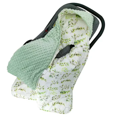 Hot Selling Customizable 2026 New Double-sided Bumpy Velvet Hooded Baby Cocoon for Newborn