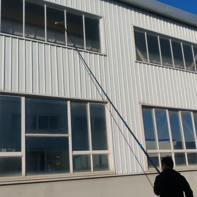 Customized Carbon Fiber Telescoping Pole/Multifunctional High Pressure Machine Telescopic Pole Water Fed Pole Brush