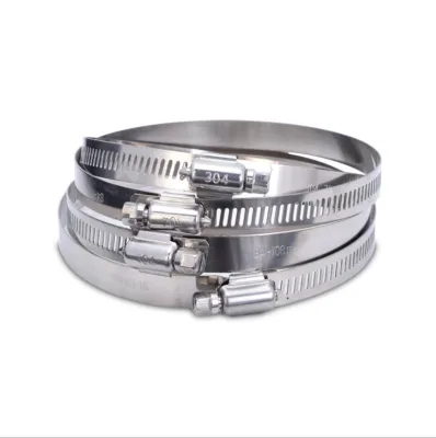 China OEM ODM Heavy Duty Automotive Small Ss Stainless Steel Hose Clamps Hot Sale