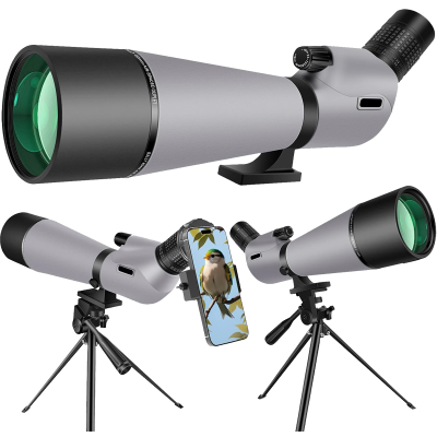 Angled 100mm Spotting Scope Astronomical Telescope Monocular Bird Watching Monocular