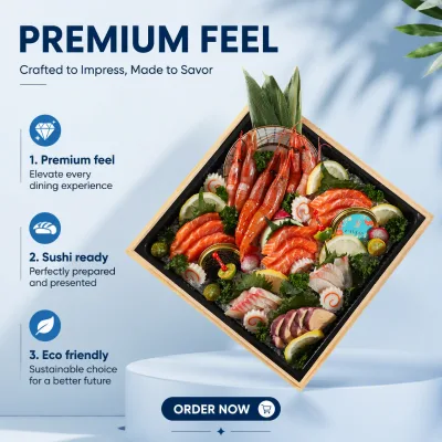Solid Wood Oval Sashimi Sushi Packaging Box Transparent Lid-Japanese-Style Wooden Platter for Salmon Takeout Dishes