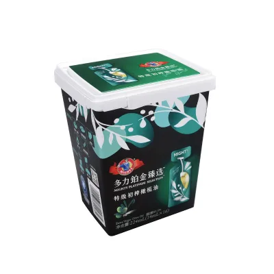 1kg Rectangular Plastic Container with IML
