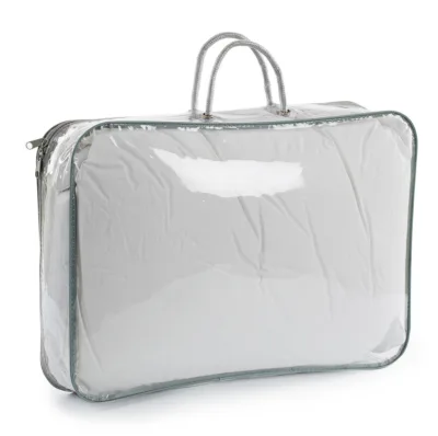 Custom Size LDPE PCV  PP Non- Woven Zipper Bags for Duvets Quilts Blankets