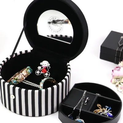 Jewelry Box Factory Direct Luxury Light Custom Gift Box with Matt Lamination Double Layer Ring for Earrings Packaging