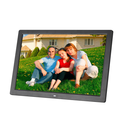 2023 Top Sales 1440*900 High Resolution Digital Picture Frame Advertising Player 17 Inch Digital Photo Frame Video Picture Frame