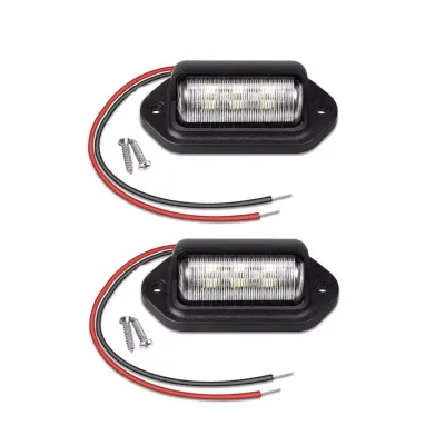 Universal Truck Led Tail Light for Car SUV Trailers vans Off-road Motorcycle 12V 24V Truck Side Light Led License Plate Lamp