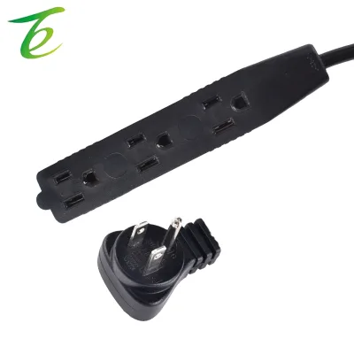 The manufacturer supplies American standard three-core plug power cords and American standard three-hole socket extension cords
