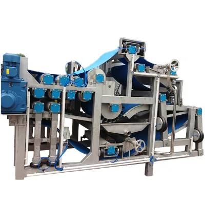 Stainless Steel Industrial Fruit Juice Belt Press Extractor Fruit Juice Production Line