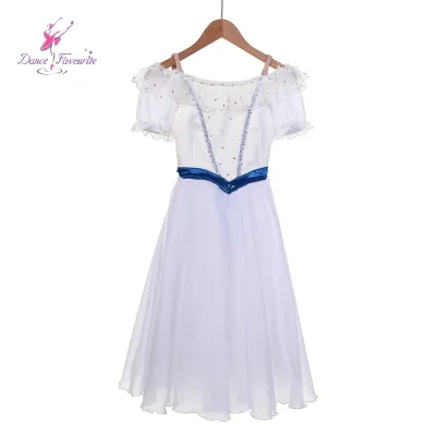 B26606 White Custom Size Made Ballet Tutu Romantic Dance Costumes Graduation Ball Variation Ballet Tutu