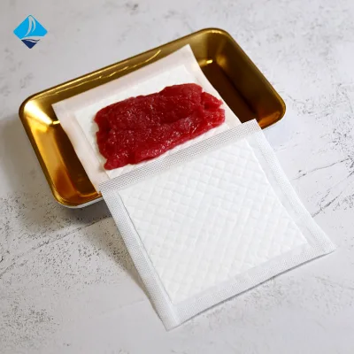 Disposable Meat Soaker Pad for Fish Poultry Fresh Keeping Eco-Friendly Absorbent Soak Pad for Food Use
