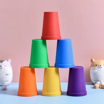 Kindergarten Music Rhythm Cups Desk Dancing Baby Early Education Fun Stacking Battle Game Eco-Friendly Customizable PP 16OZ