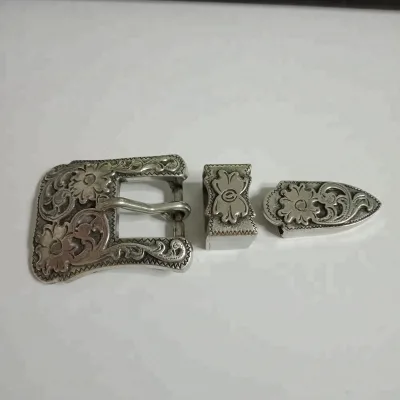 Wholesale Antique Saddle Hardware  3pcs Buckle Set