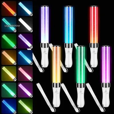 15 Color LED Glow Sticks Reusable Light Sticks 3 Lighting Modes Multicolor Flashing Bright Light Sticks Concerts Christmas