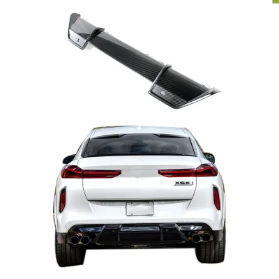New Carbon Fiber Rear Diffuser Bumper Lips for BM X5M F95 X6M F86 F85 F96 G05 X6M Autos Dry Carbon Auto Body Parts for Upgrade