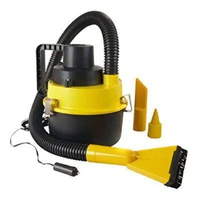 12 volt handheld vacuum cleaner for car with flexible hose