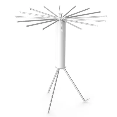 Balcony Foldable 16-Rod Metal Clothes Drying Rod Cross-Border Wing-Shaped Tripod Floor-Standing No-Drill Octopus Hanger