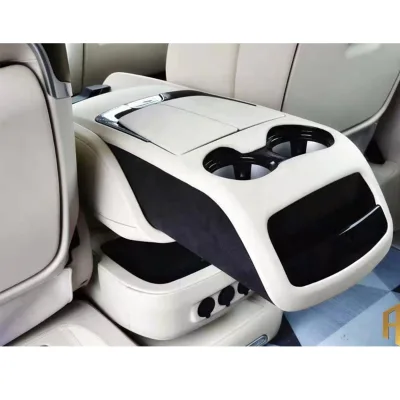 Luxury Electric Front Seat Armrest for Vito V Class Auto Modification Accessory with Storage Box and Cup Holder