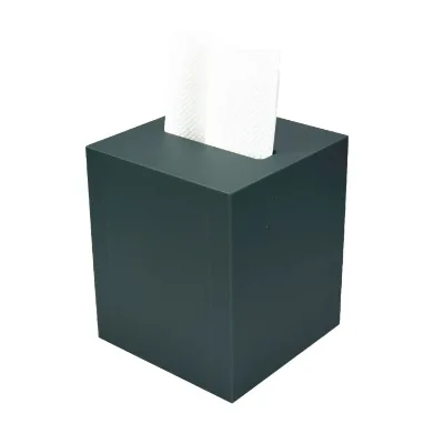 High Quality Acrylic Napkin Tissue Boxes Black Tissue Box Holder Acrylic House shaped Napkins Box