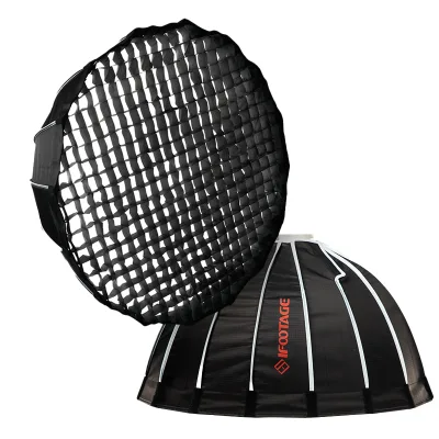 IFootage Anglerfish 60 90CM Deep Parabola Quick-assembly SoftLight Box Deep Throw Studio and Photo Honeycomb Grid Fill Light