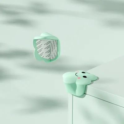 Cute Cloud Shape Eco-friendly Transparent Silicone Table Corner Protector Baby SafeTPE Table Corner ProtectorSafe Edge Guard Gre