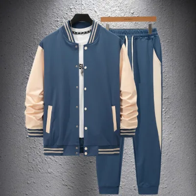 Men's Jacket Trendy Sweatshirt Casual and Versatile Loose for Men Teenage Cardigan Baseball Jacket