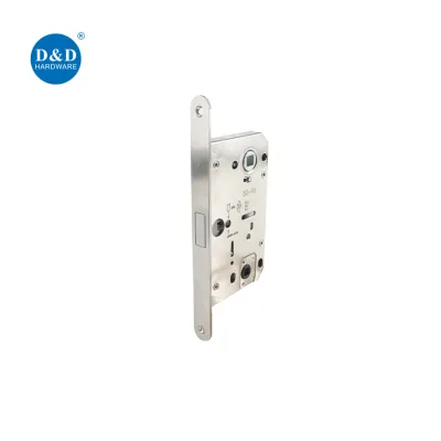 Magnetic Mortise Lock SUS201 Silent Magnetic Latch 50mm Backset Square Tongue Interior Door Lock