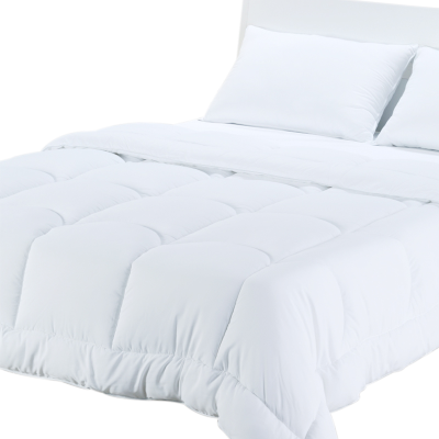 Home Bedding White Quilt Insert 100% Cotton Breathable Fabric Cover Quilts Wholesale Box Stitching Fluffy Comforter Duvet