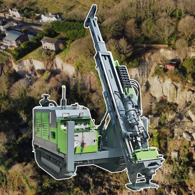 Slope Stability Investigation Drill Groundwater Monitoring Well Drill