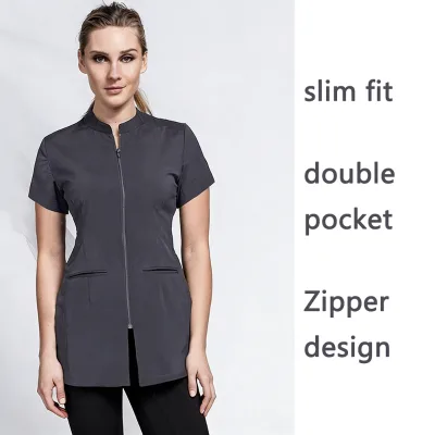 Custom Work Wear Beauty Salon Spa Uniform Hotel Uniforms Spa Female Customize Woven for Women Scrubs Luxury Uniform