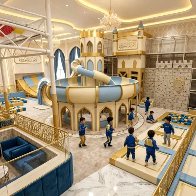 Fairy Tale Castle Indoor Park Colorful Theme Amusement Facilities Creating a Joyful Space for Children